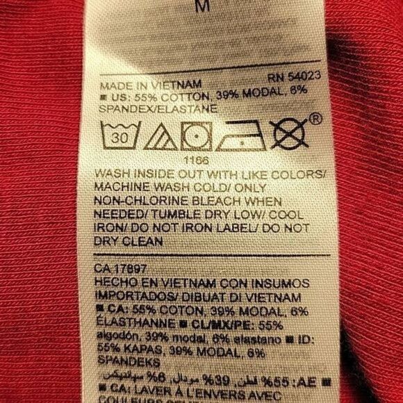 Old Navy 3/4 Sleeve Crewneck Top Sz M - Picture 8 of 9